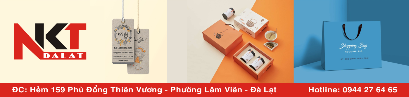 IN BAO BÌ - HỘP GIẤY - TEM NHÃN ĐÀ LẠT